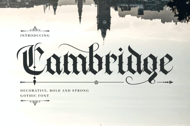 View Information about Cambridge Gothic Font