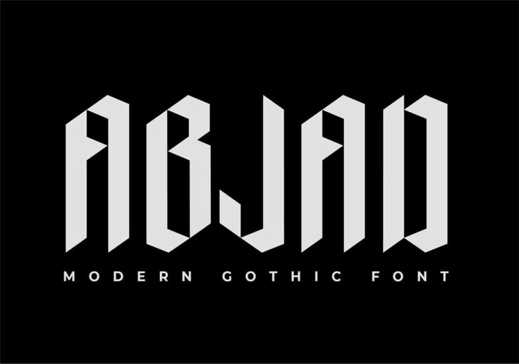 View Information about Abjad Font