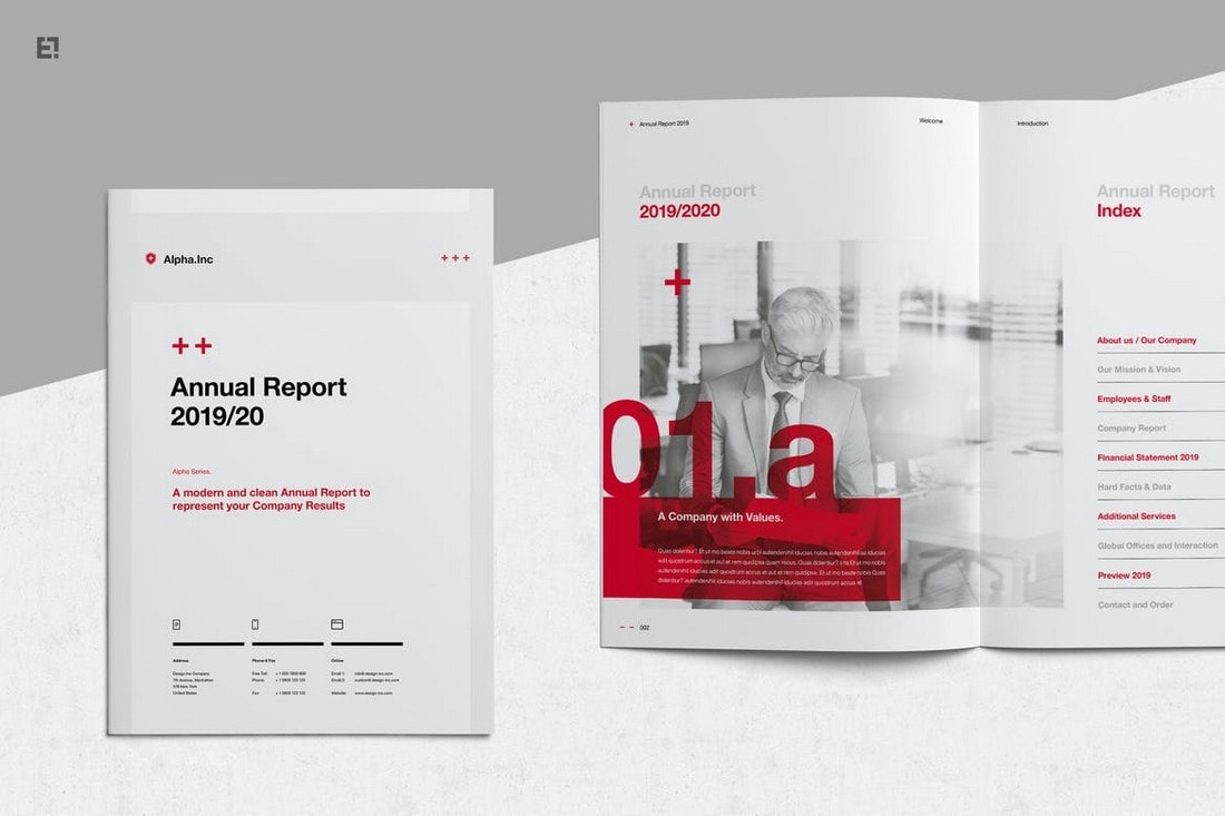 Annual Report Affinity Publisher Template
