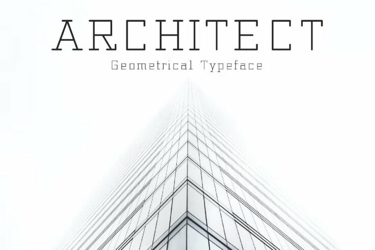 View Information about Architect Geometrical Typeface