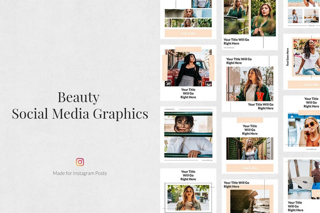Beauty Instagram Posts Templates