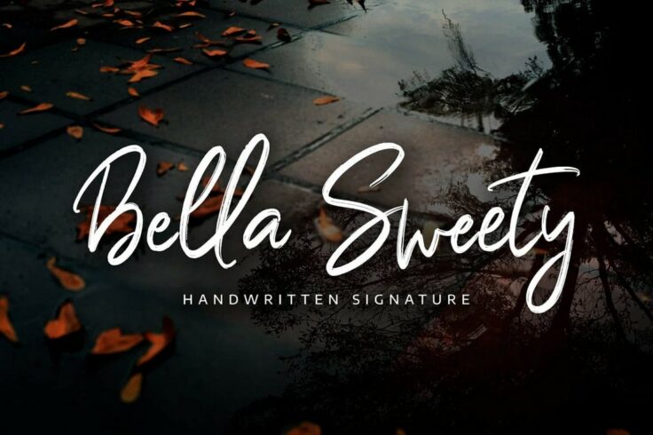View Information about Bella Sweety Signature Font