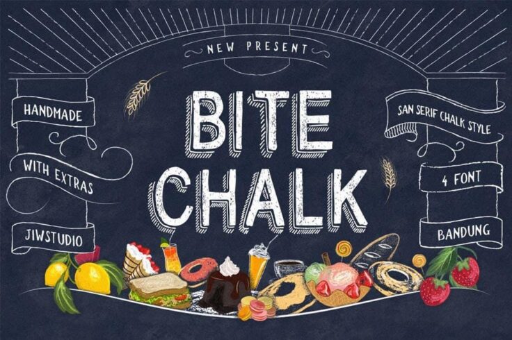View Information about BiteChalk Chalkboard Font
