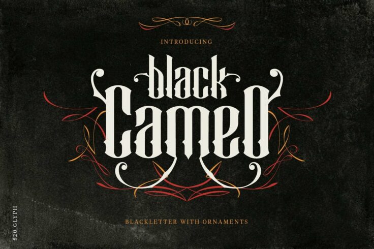 View Information about Black Cameo Font