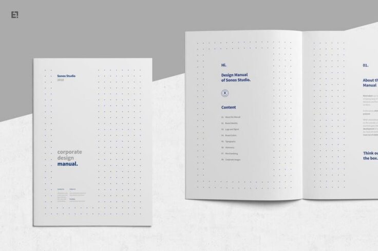 View Information about Brand Manual Book Template