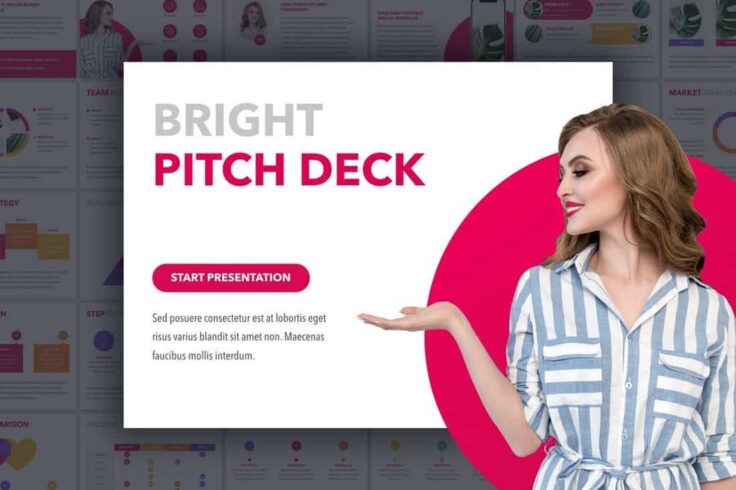View Information about Bright Pitch Deck Template
