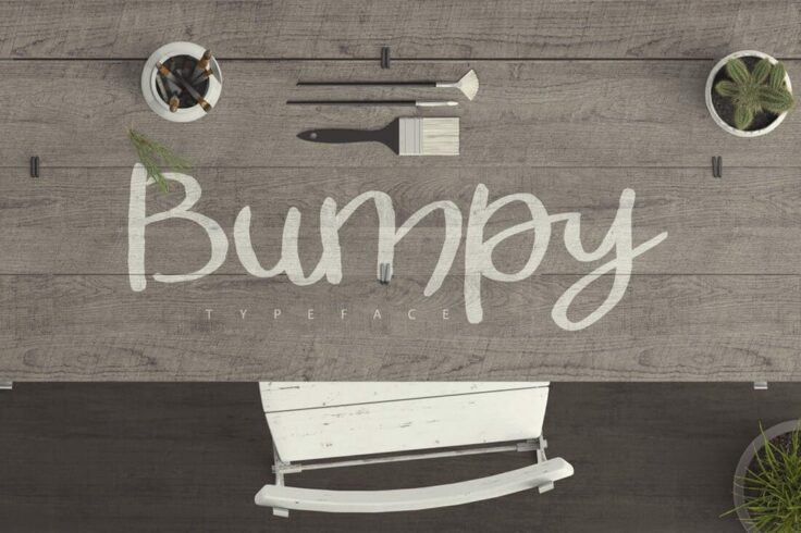 View Information about Bumpy Typeface Font