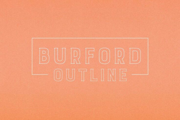 View Information about Burford Outline Font