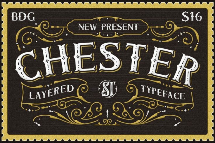View Information about Chester Layered Font Family