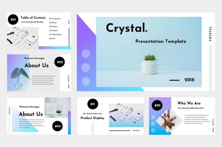 View Information about Crystal Clean Presentation Template