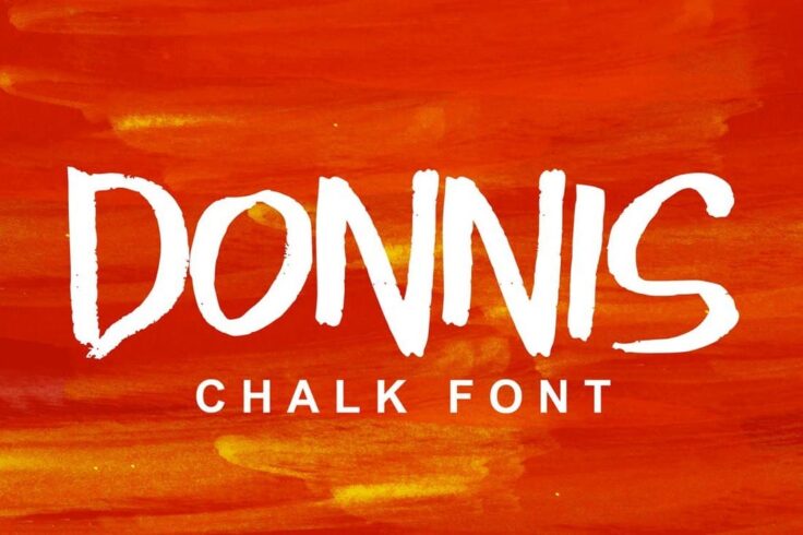View Information about Donnis Bold Chalk Font