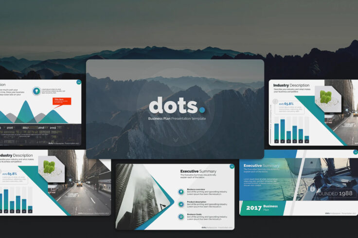 View Information about Dots Presentation Template