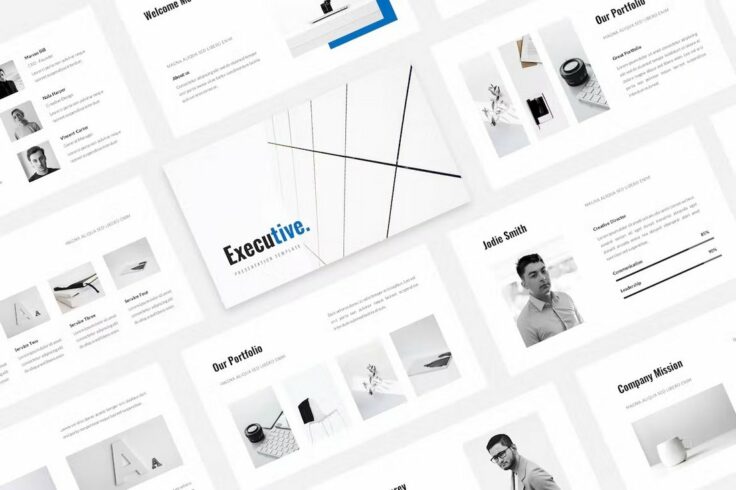View Information about Executive Presentation Template