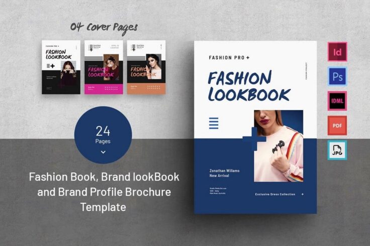 View Information about Fashion & Brand Look Book Template