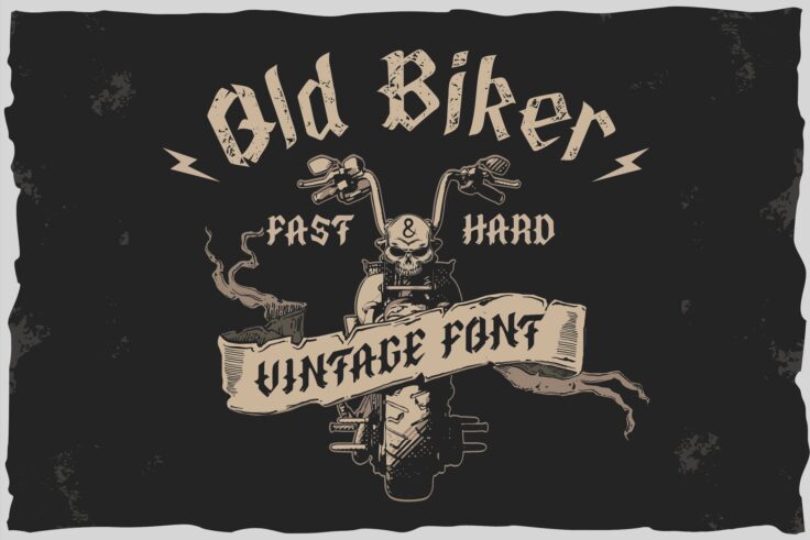 View Information about Old Biker Font