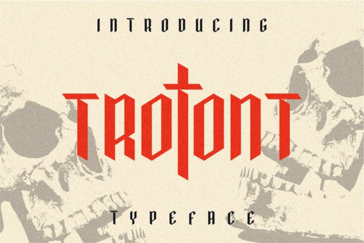 View Information about Trotont Gothic Font