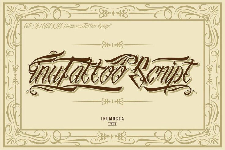 View Information about inuTattoo Script Font