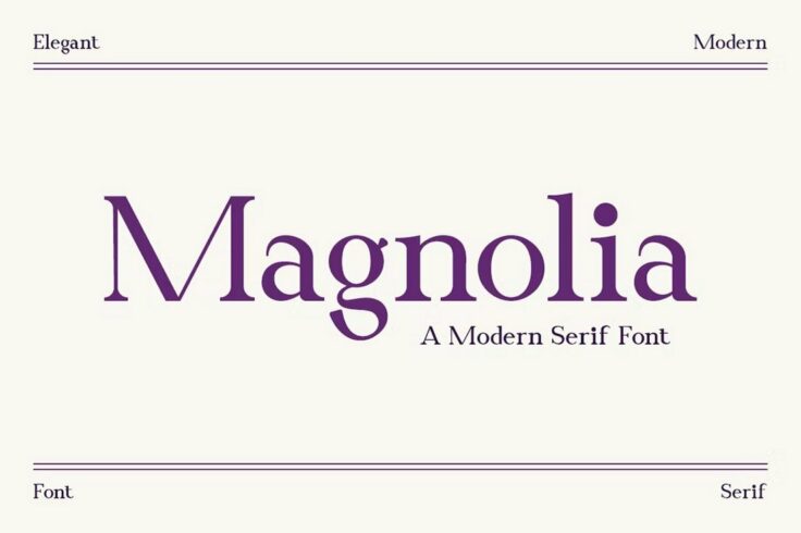 View Information about Magnolia Elegant Font