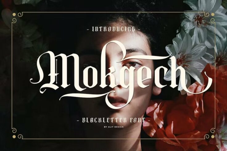 View Information about Mokgech Blackletter Font