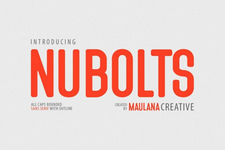 View Information about Nubolts Font Family