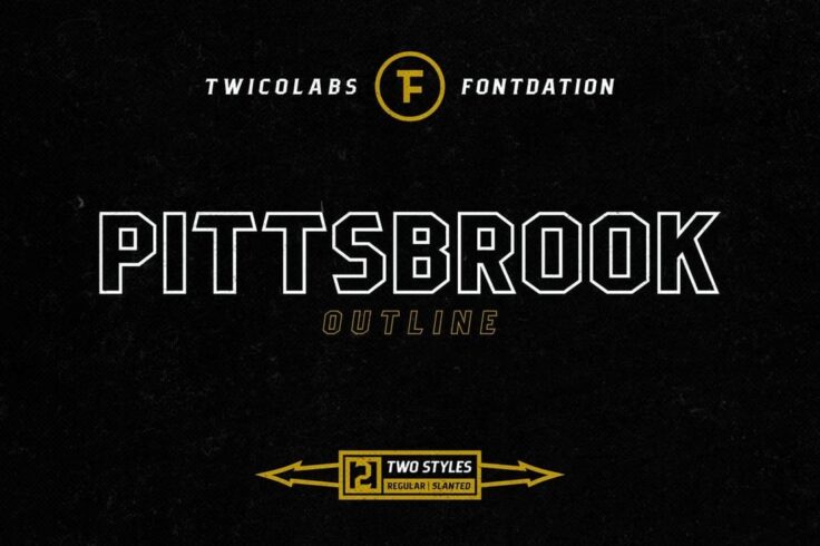 View Information about Pittsbrook Outline Font