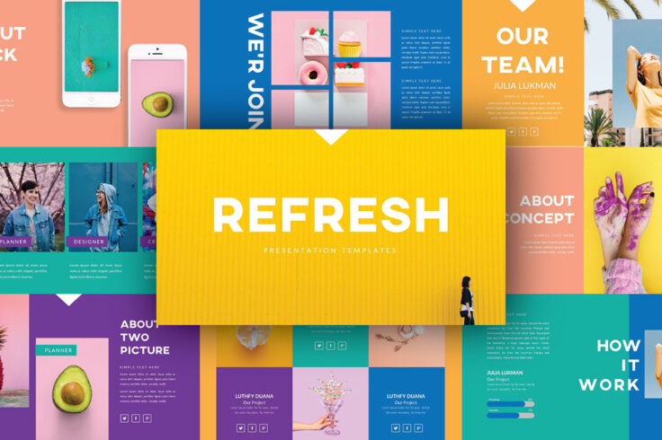 View Information about Refresh Presentation Template