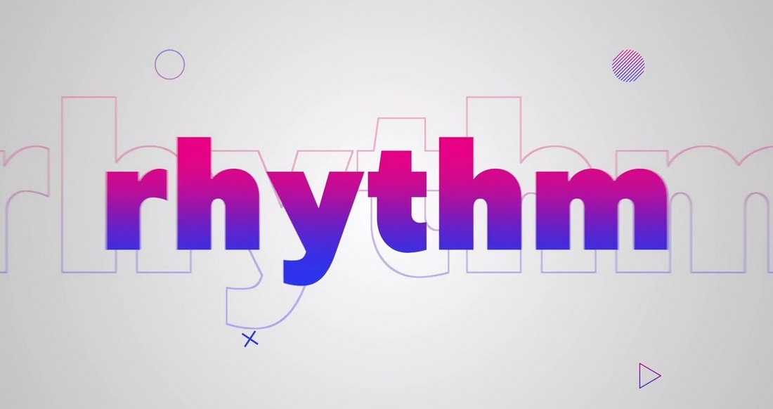 Rhythm Typography - Final Cut Pro Intro Template