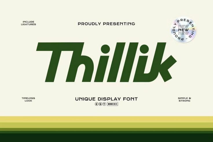 View Information about Thillik Corporate Font