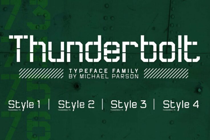 View Information about Thunderbolt Font Family