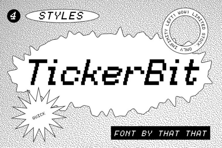 View Information about TickerBit Font
