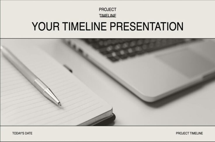 View Information about Simple Project Timeline Presentation Template