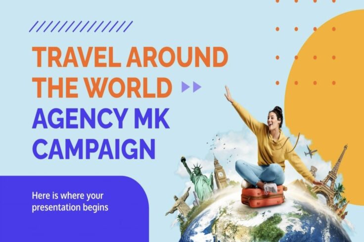 View Information about Travel Around the World PowerPoint Template
