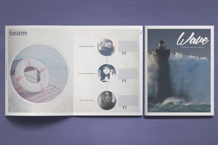 View Information about Wave PhotoBook Template
