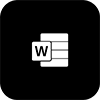 Microsoft Word iOS Icon