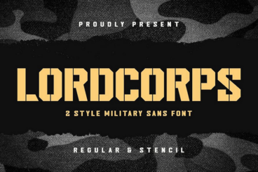 20+ Best Military & Army Fonts (Stencil Style)
